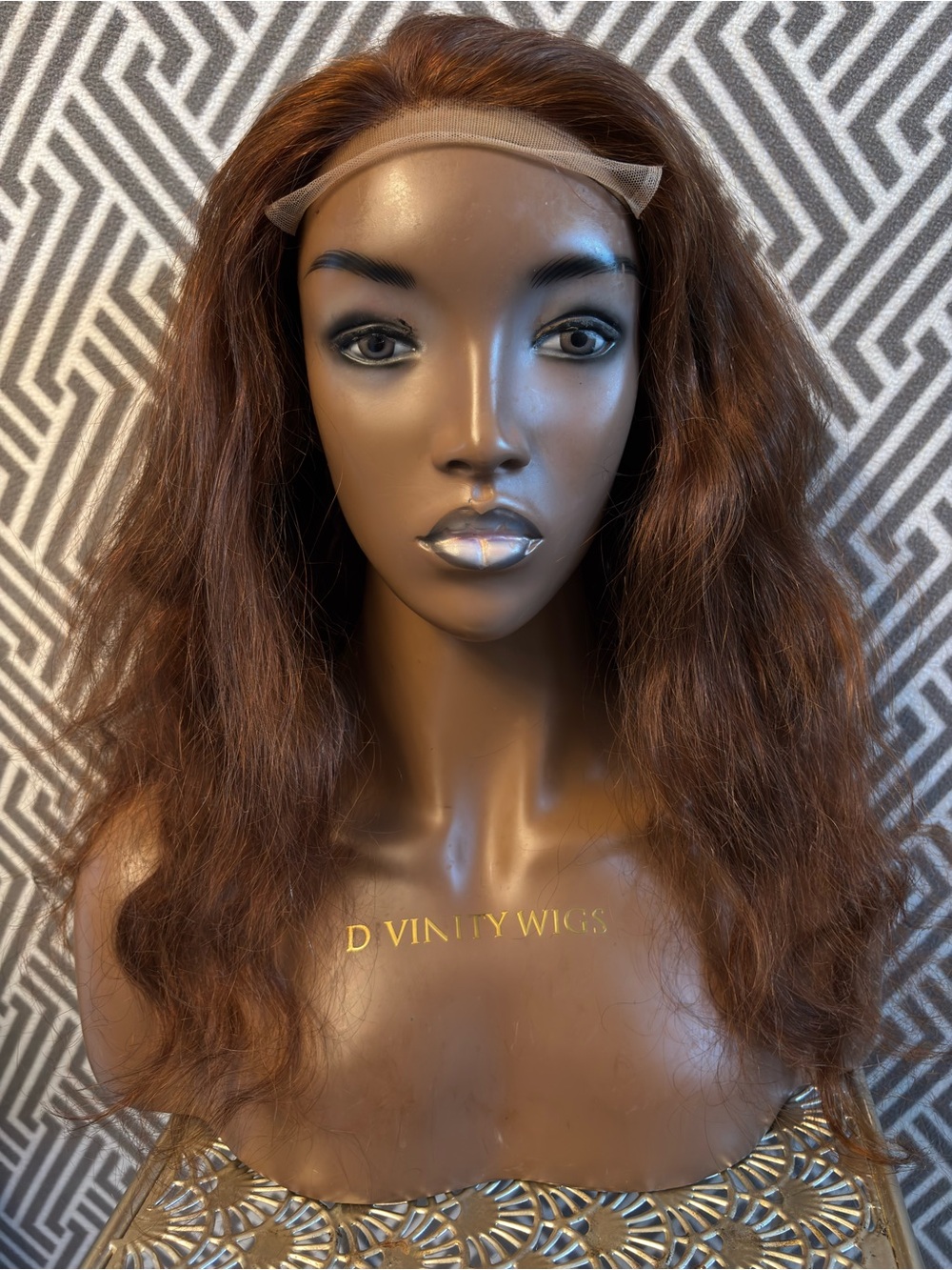 Women's Lace Front Wavy Brown Wig